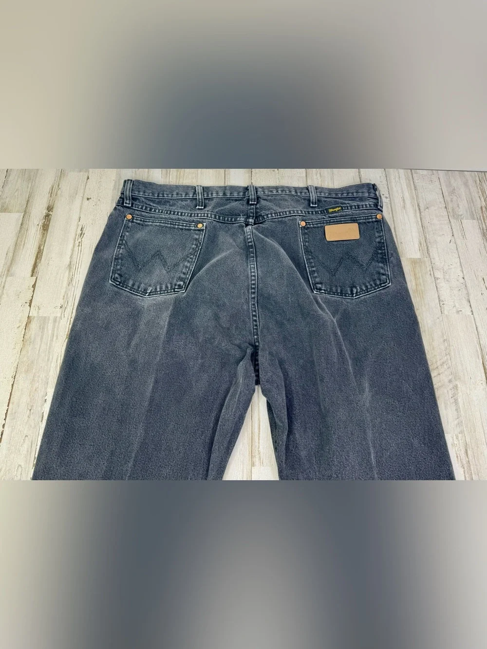 Wrangler Jeans Men's 42x33 Black Cowboy Western Outdoors 13MW2WK Lot Of 2